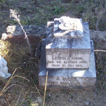 HAHN Leopold 1909-1910