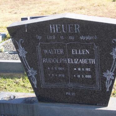 HEUER Walter Rudolf 1904-1976 &amp; Ellen Elizabeth 1912-1990