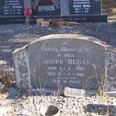HEIGAN Joseph 1890-1966