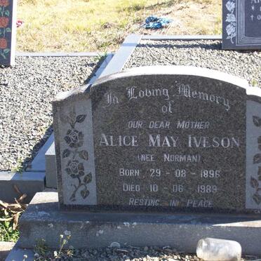 IVESON Alice May nee NORMAN 1896-1989