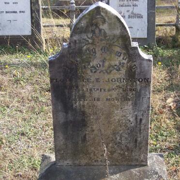 JOHNSTON Florence E. -1896