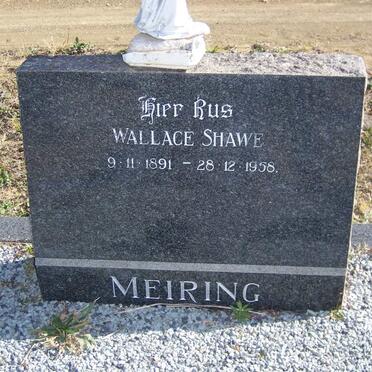 MEIRING Wallace Shawe 1891-1958