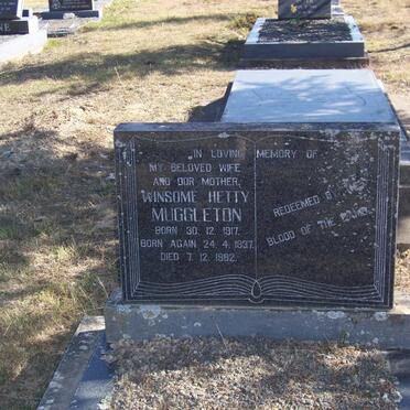 MUGGLETON Winsome Hetty 1917-1937