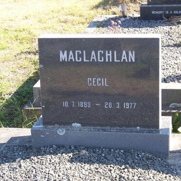 MACLACHLAN Cecil 1899-1977