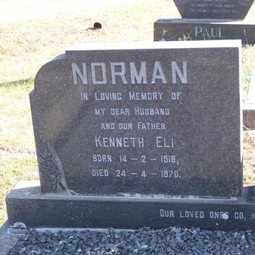 NORMAN Kenneth Eli 1918-1970