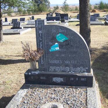 NEST Andries, VAN DER 1903-1967