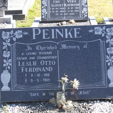 PEINKE Leslie Otto Ferdinand 1916-1989