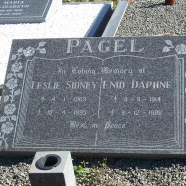 PAGEL Leslie Sidney 1909-1993 &amp; Enid Daphne 1914-1988