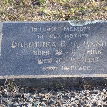 RANDT Dorothea R., du 1908-1956