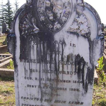 RUDOLPH Wilhelmine nee HILDEBRAND 1844-1898