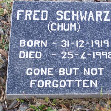 SCHWARZ Fred 1919-1998