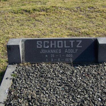SCHOLTZ Johannes Adolf 1900-1978