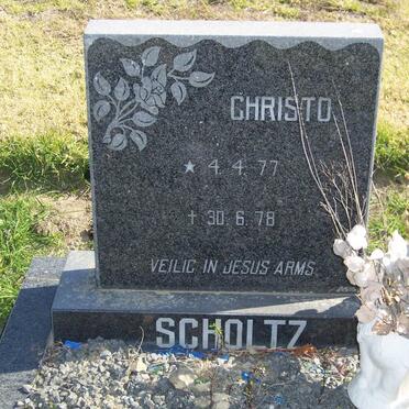 SCHOLTZ Christo 1977-1978