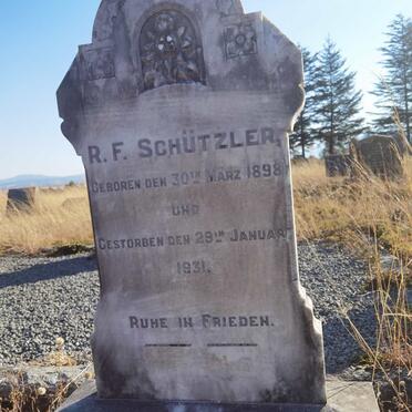 SCHUTZLER R.F. 1898-1931