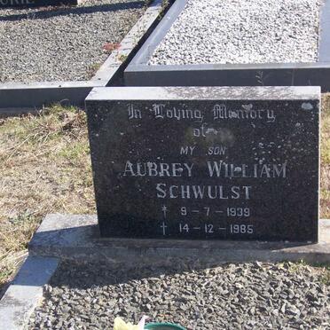 SCHWULST Aubrey William 1939-1985