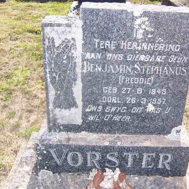 VORSTER Benjamin Stephanus 1949-1957