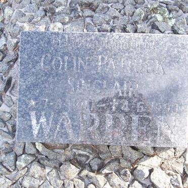 WARREN Colin Patrick Sinclair 1907-1999