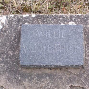 WESTHUIZEN Willie, van der