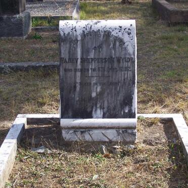 WYLDE Fanny Shepperson -1932