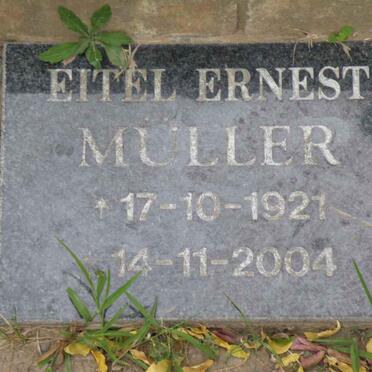 MULLER Eitel Ernest 1921-2004