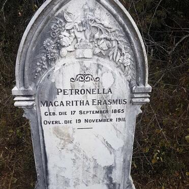 ERASMUS Petronella Magaritha 1865-1911