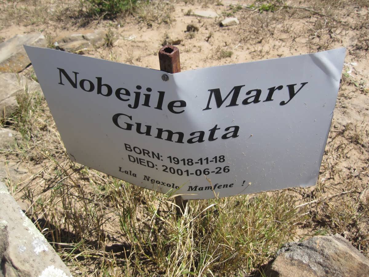 GUMATA Nobejile Mary 1918-2001