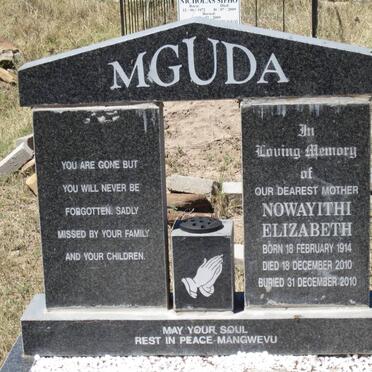 MGUDA Nowayithi Elizabeth 1914-2010