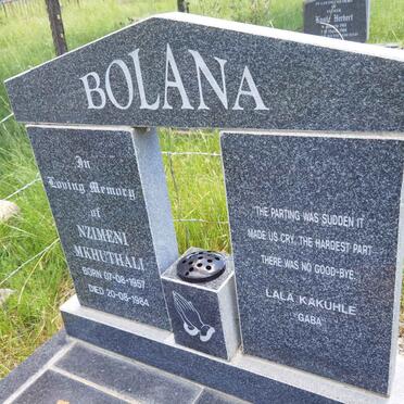 BOLANA Nzimeni Mkhuthali 1957-1984
