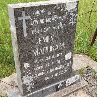 MAPUKATA Emily D. 1874-1967