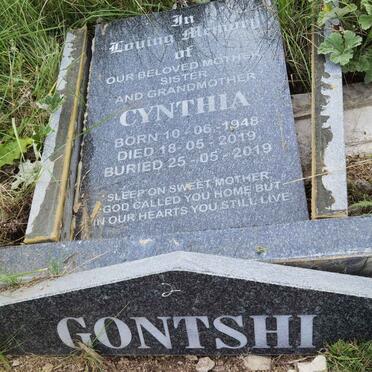 GONTSHI Cynthia 1948-2019