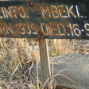 MBEKI Vizinto 1939-1962