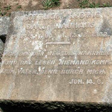 NAUHAUS Gottlieb Ludwig Carl 1864-1932