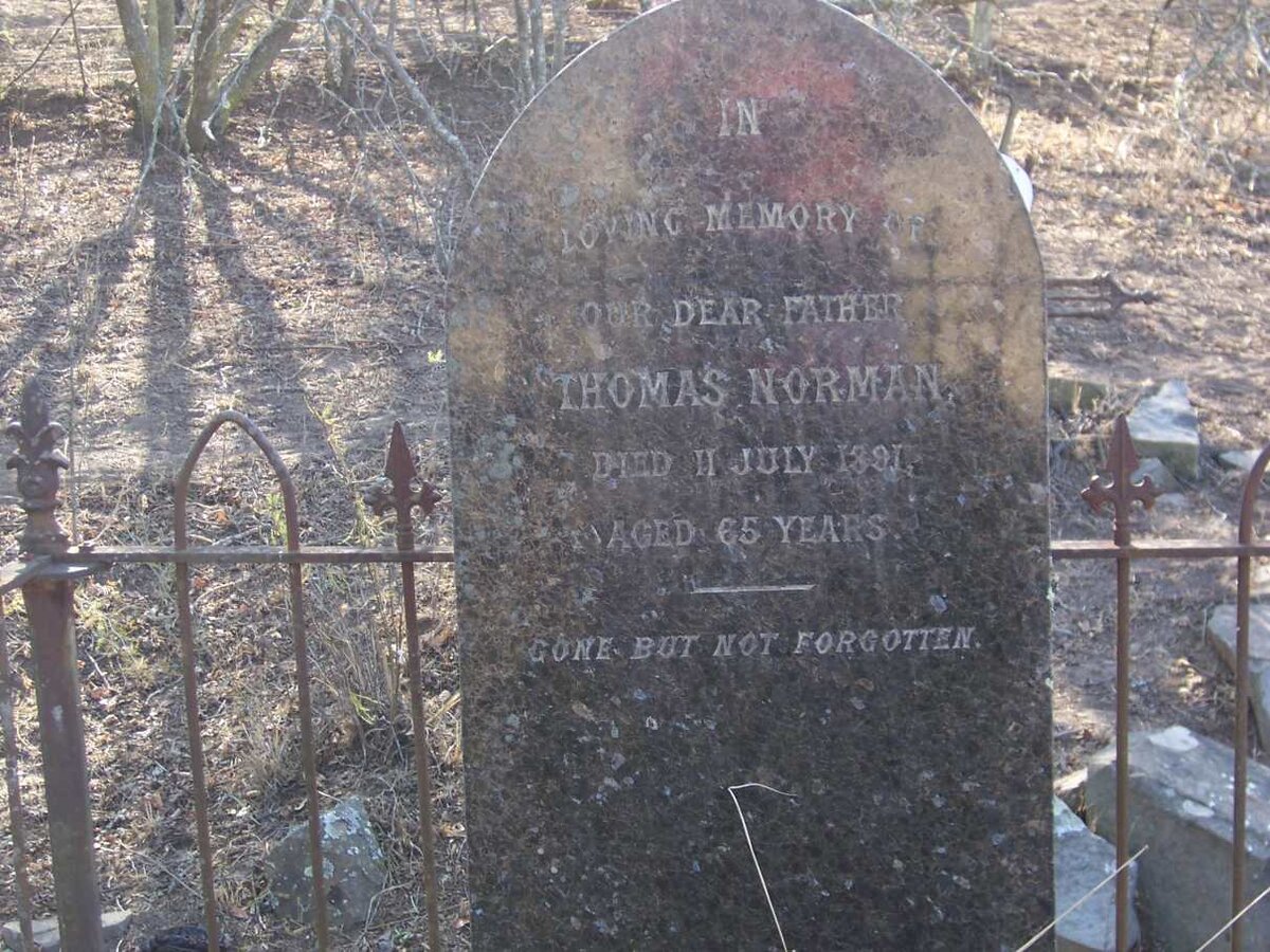 NORMAN Thomas -1891