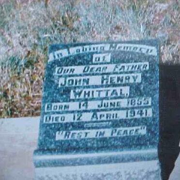 WHITTAL John Henry 1855-1941