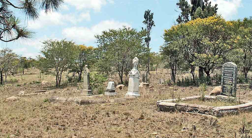 1. View of graveyard on the farm "The Mere"