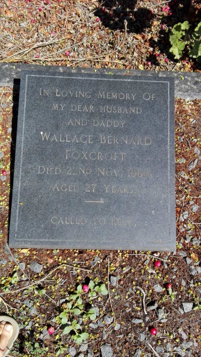 FOXCROFT Wallace Bernard -1968