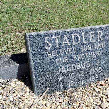 STADLER Jacobus J. 1958-1987