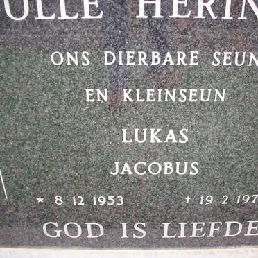 BARKHUIZEN Lukas Jacobus 1953-1972