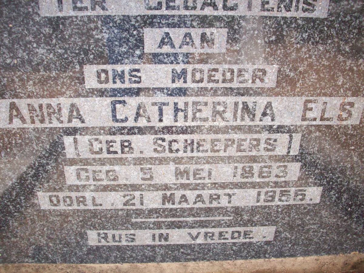 ELS Anna Catherina nee SCHEEPERS 1863-1955