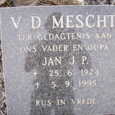 MESCHT Jan J.P., van der 1924-1995