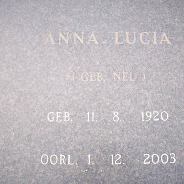 MEYER Anna Lucia nee NEL 1920-2003
