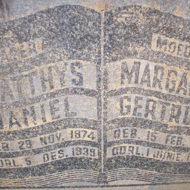 SMITH Matthys Daniel 1874-1939 &amp; Margaret Gertrude 1884-1960