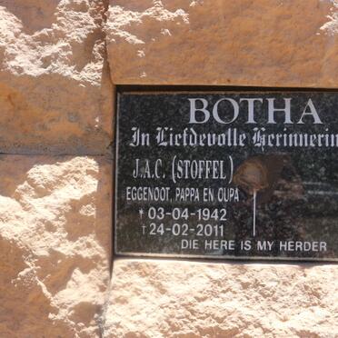 BOTHA J.A.C. 1942-2011