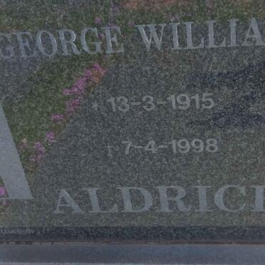 ALDRICH George William 1915-1998