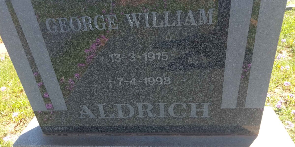 ALDRICH George William 1915-1998