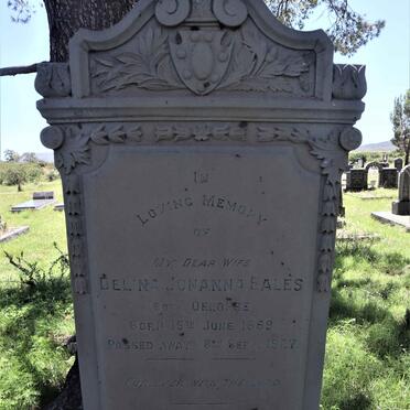 EALES Delina Jonanna nee OELOFSE 1859-1927