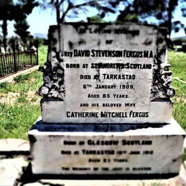 FERGUS David Stevenson -1909 &amp; Catherine Mitchell