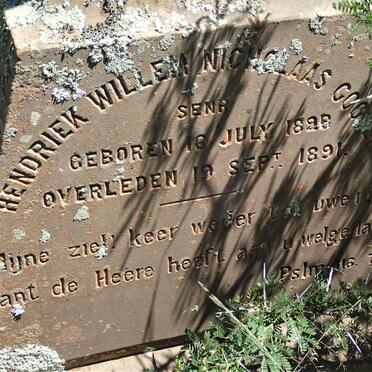 GOOSEN Hendriek Willem Nicholaas 1828-1891