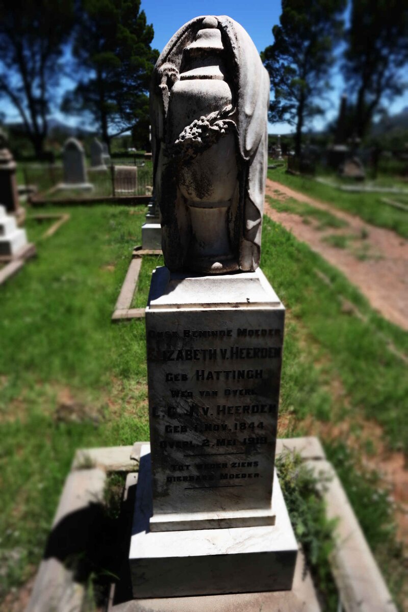HEERDEN Elizabeth, van nee HATTINGH 1844-1919