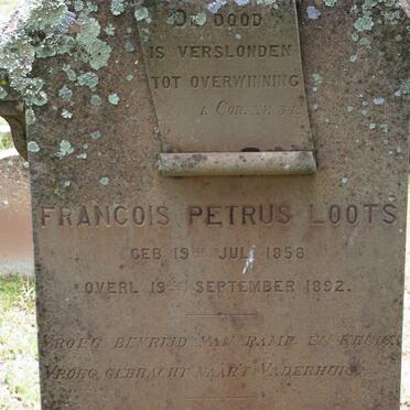 LOOTS Francois Petrus 1858-1892